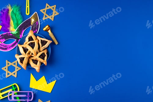 Preview: Jewish holiday Purim celebration concept
