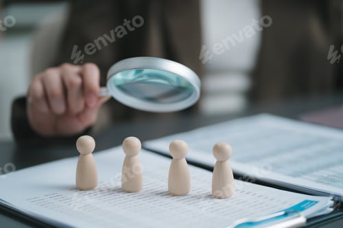 Preview: Hiring employees. Human resources management concept