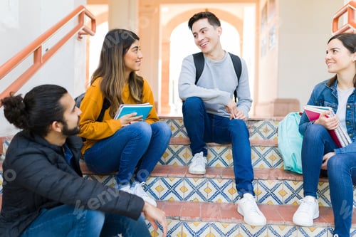Preview: Happy students having fun