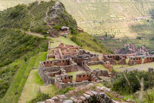 Preview: Pisac inca ruins in the sacred valley Peru