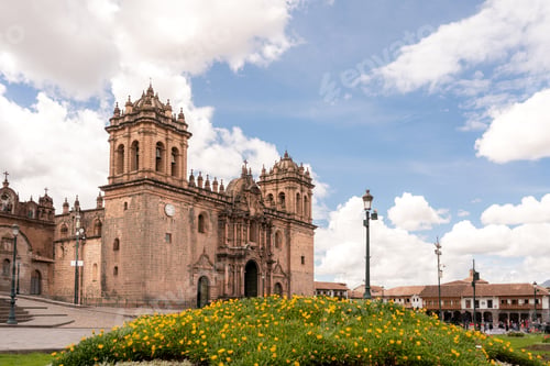 Preview: Cusco cathedral and Plaza de Armas in Peru