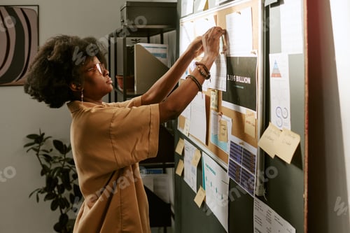 Preview: Black Woman Organizing Project Notes on Office Planning Board