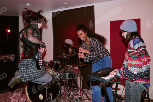 Preview: Teenage Girls Music Group Performing Live in Rehearsal Studio