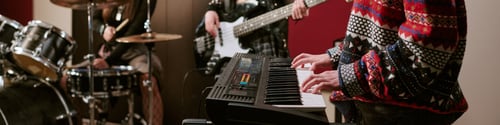 Preview: Teenage Girls Creating Music Content during Studio Band Session