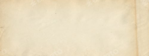 Preview: Horizontal Long Old Aged Paper Texture With Beige Tint on White