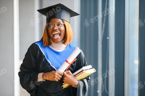 Preview: Pretty African American University Graduate
