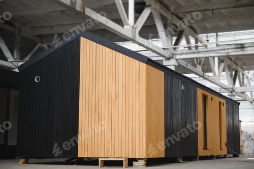 Preview: Workshop for the production of wooden modular houses