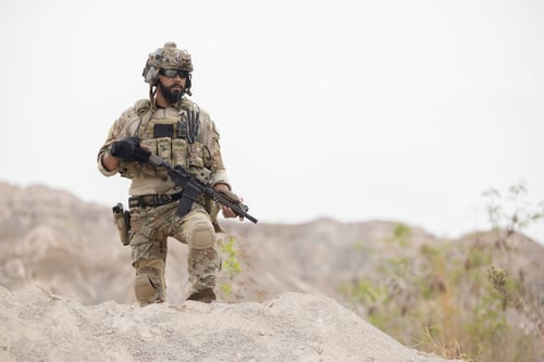 Preview: Soldier training in desert area