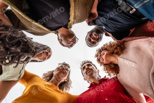 Preview: Diverse group forming circle supporting community and connection
