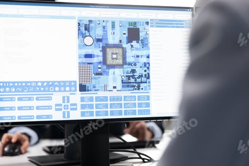 Preview: Configuring PCB electronic hardware setups, PC close up and systems architect