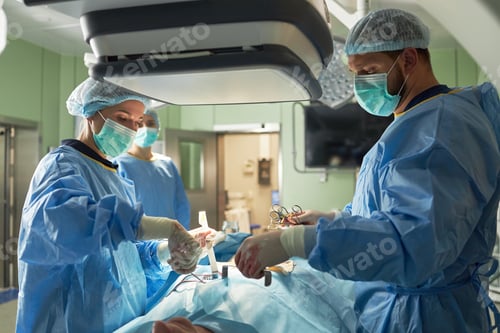 Preview: Adult Surgeons Using Imaging Guidance during Hospital Procedure