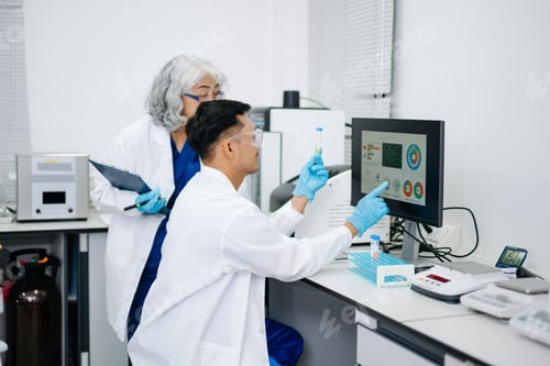 Preview: Food science as lab scientists test and analyze vegetables for safety and quality using advanced tec