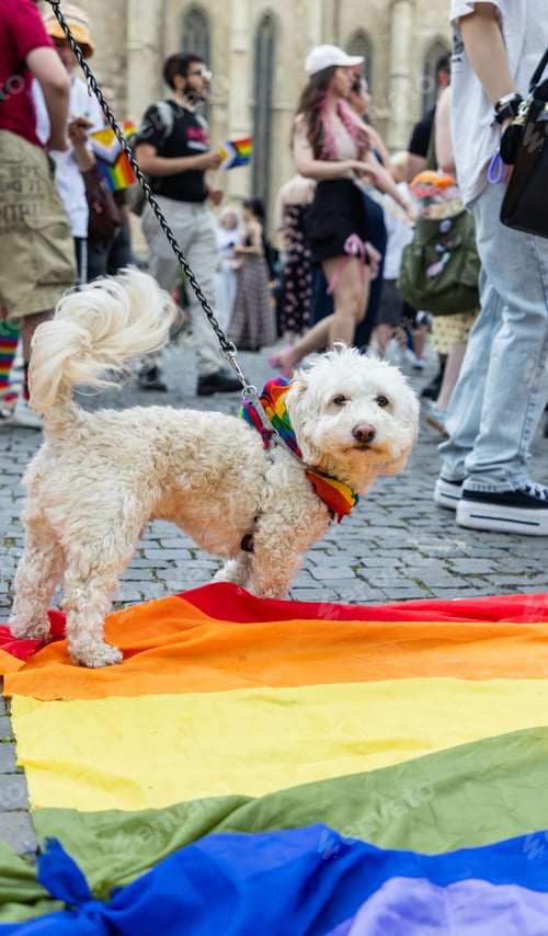 Preview: Pride With Rainbow Flag - Symbol of Love and Tolerance