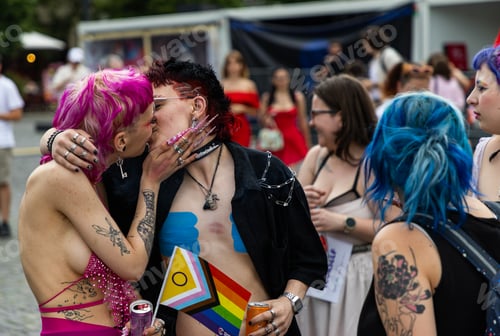 Preview: Pride With Rainbow Flag - Symbol of Love and Tolerance