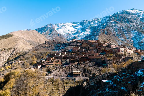 Preview: traditional berber village in the Atlas mountains