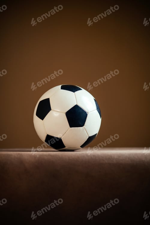 Preview: Creative soccer concept background.
