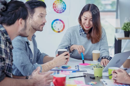 Preview: Diversity Creative Design Collaboration Team Meeting Communication with Business Partners Teamwork W