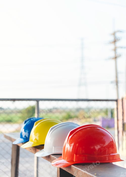 Preview: Construction hard hat vertical safety tools equipment workers in construction site engineering prote