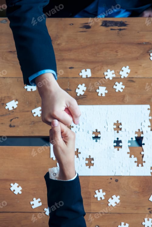 Preview: Vertical Horizon Implement puzzle improve solve synergy organize team building connection plan trust