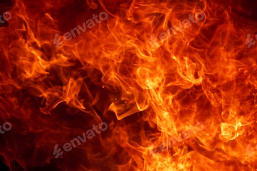 Preview: Fire explosion flammable car fire on street smoke, hot danger flame burning effect. Fire burn car ac