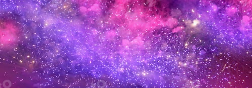 Preview: Banner Purple Firework celebrate anniversary happy new year 2024, 4th of july holiday festival. Bann