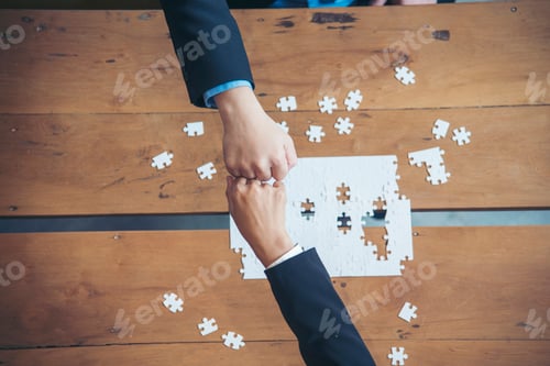 Preview: Implement puzzle improve communication solve synergy organize team building connection plan trust se