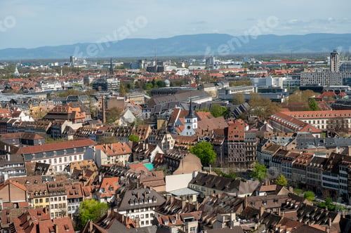 Preview: Aerial Strasbourg Modern Skyline Growth and Construction
