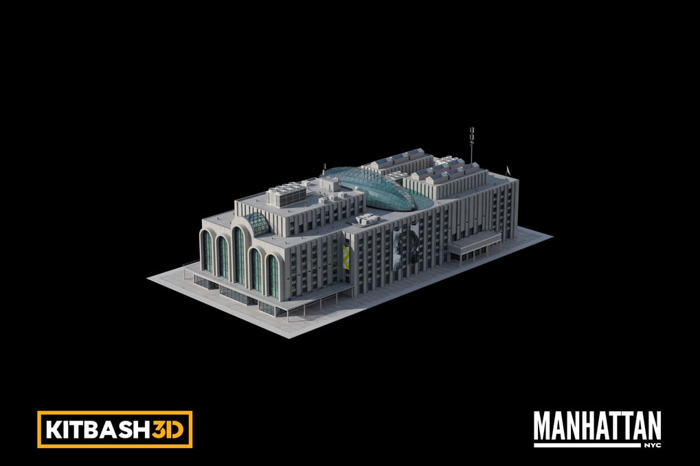 Kitbash: Manhattan - Opera 3D, Incl. architecture & building - Envato