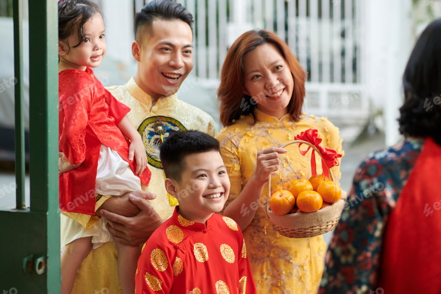 Cover for Visiting Family for Lunar New Year