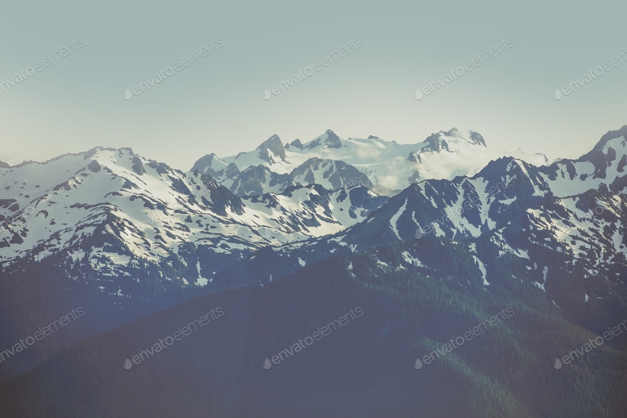 Cover for Olympic Mountain Range