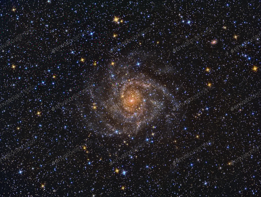 Cover for IC342 Spiral Galaxy