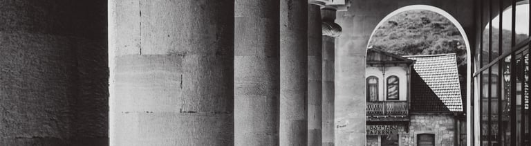 Architecture of the old town in Mtskheta, Georgia