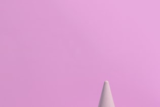 Abstract geometry figure and minimal objects. Pink trendy monochrome colours design. Still life art