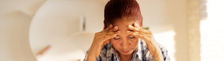 Angry Senior Woman Paying Bills And Filing Federal Tax Return