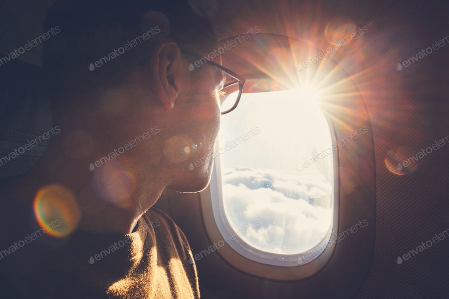 Cover for Traveling by airplane