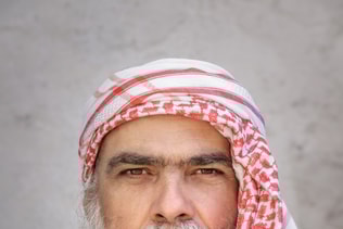 traditional arab man portrait