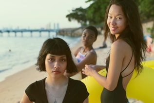 Diverse women at the beach