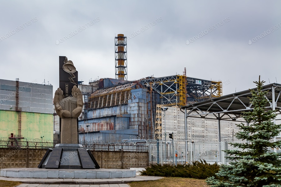 Cover for Pripyat, Chernobyl exclusion zone. Chernobyl nuclear power plant.